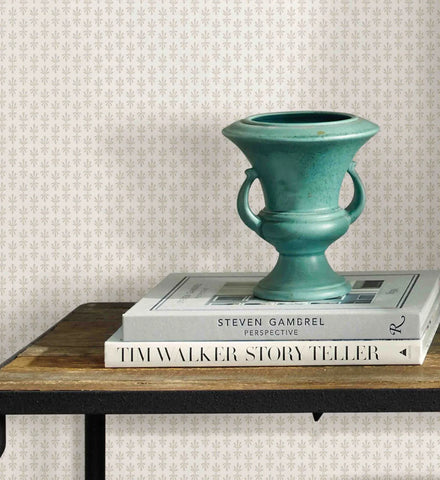 Petal Wallpaper - White & Linen