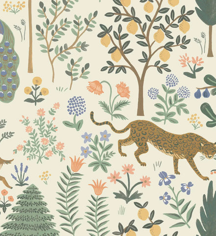 Menagerie Peel & Stick Wallpaper - Cream
