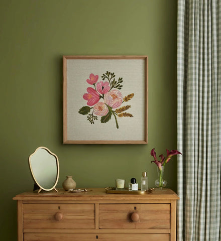 Framed Wall Art - Rose Botanical