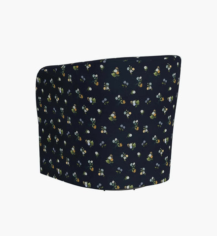 Pembroke Swivel Chair - Ditsy Dahlia Navy