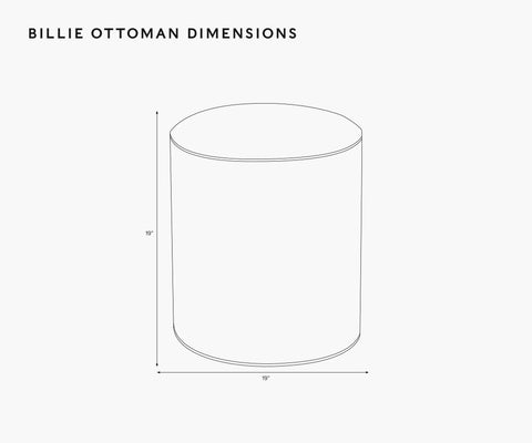 Billie Ottoman - Delphine
