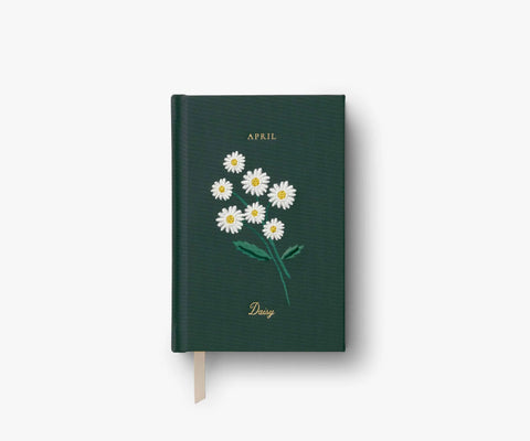 Birth Month Mini Embroidered Journal - April