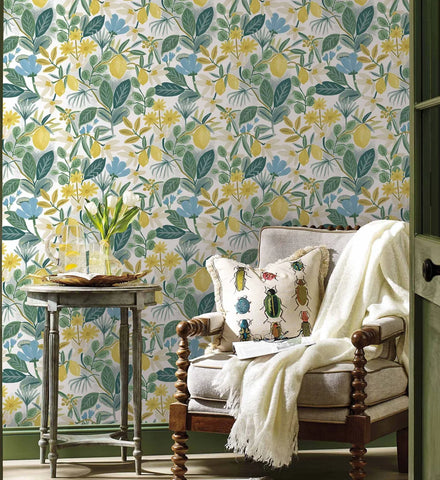 Amalfi Peel & Stick Wallpaper - Blue & Green