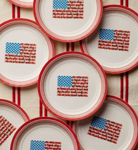 Small Paper Plates - Americana