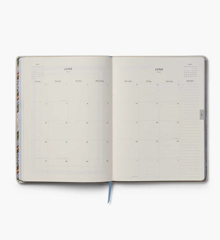 2027 12-Month Embroidered Bookbound Planner - Heritage Sampler