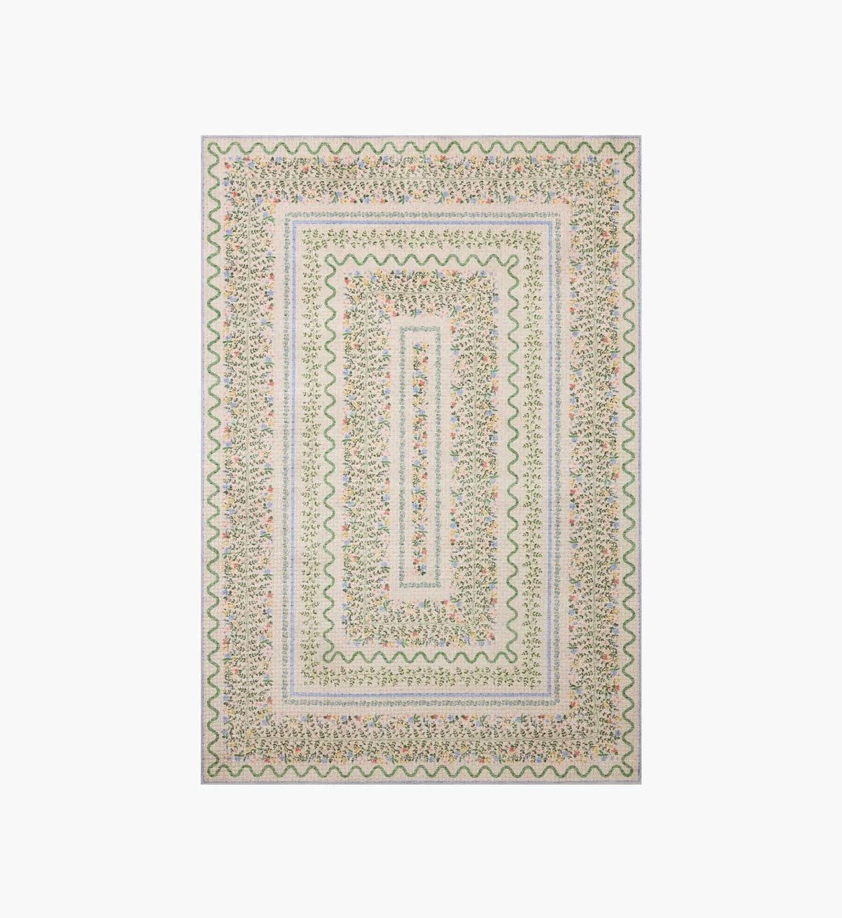 Orchard Wildwood Vines Washable Rug - Ivory