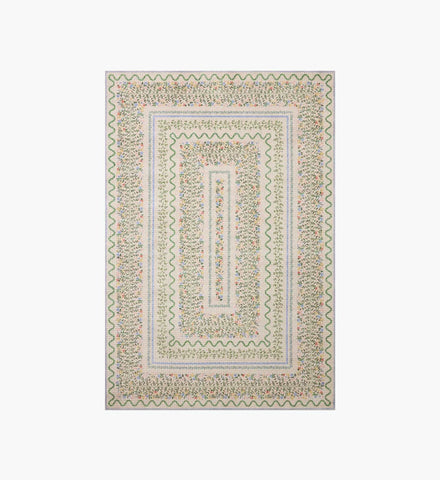 Orchard Wildwood Vines Washable Rug - Ivory
