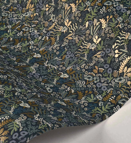 Tapestry Wallpaper - Indigo