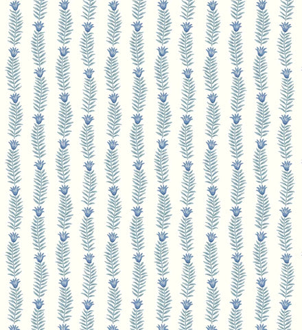 Eden Wallpaper - Indigo