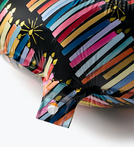 Numbered Foil Balloon - Candles