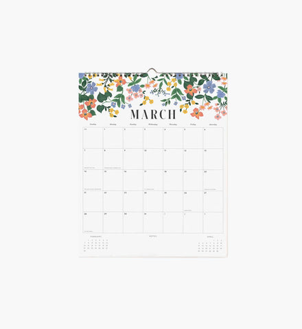 2027 Appointment Calendar - Floral