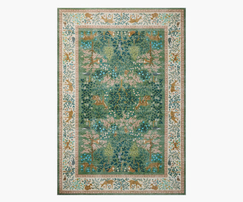 Canopy Woodland Printed Rug - Sage