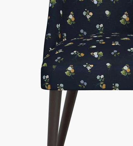 Clare Dining Chair - Ditsy Dahlia Navy