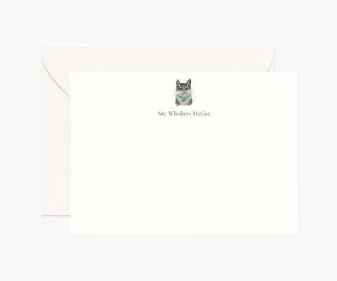 Pets Personalized Stationery - Cat 4