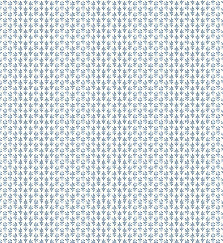 Petal Wallpaper - White & Blue