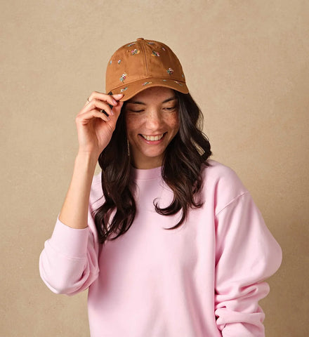 Baseball Cap - Ditsy Dahlia