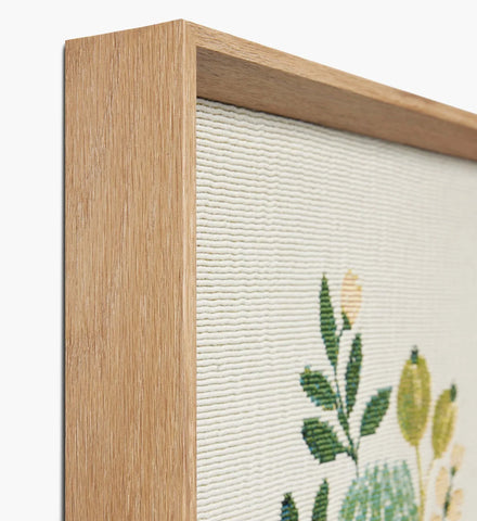 Framed Wall Art - Blue Botanical