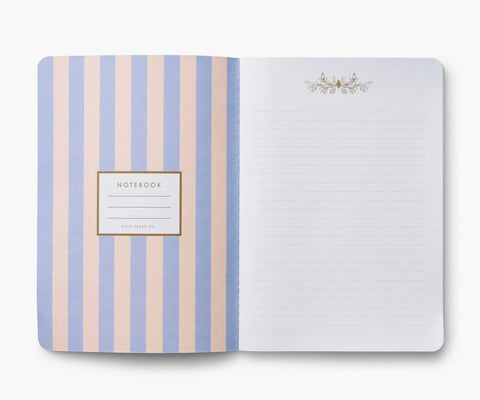Stitched Notebook Set - Hydrangea