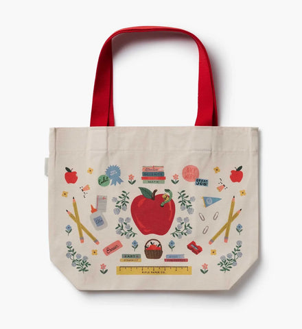 East West Canvas Tote Bag - Schoolhouse