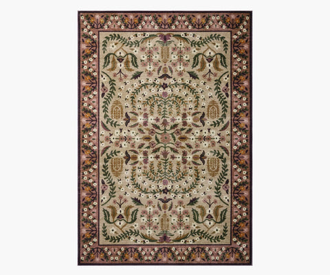 Canopy Edie Printed Rug - Aubergine